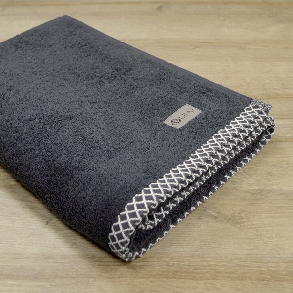 Πετσέτα Σώματος Marley Ανθρακί Lino Home