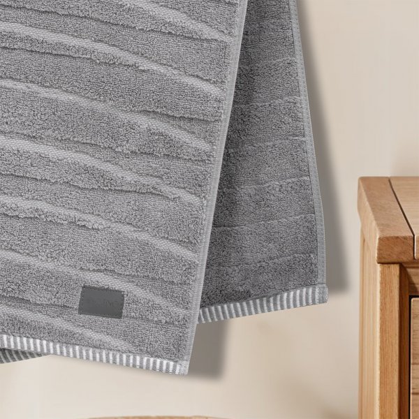 Πετσέτα Προσώπου Loomline Γκρι Lino Home