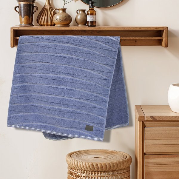 Πετσέτα Προσώπου Loomline Ντένιμ Lino Home