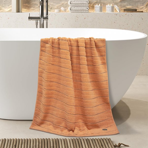 Πετσέτα Σώματος Loomline Ροδί Lino Home