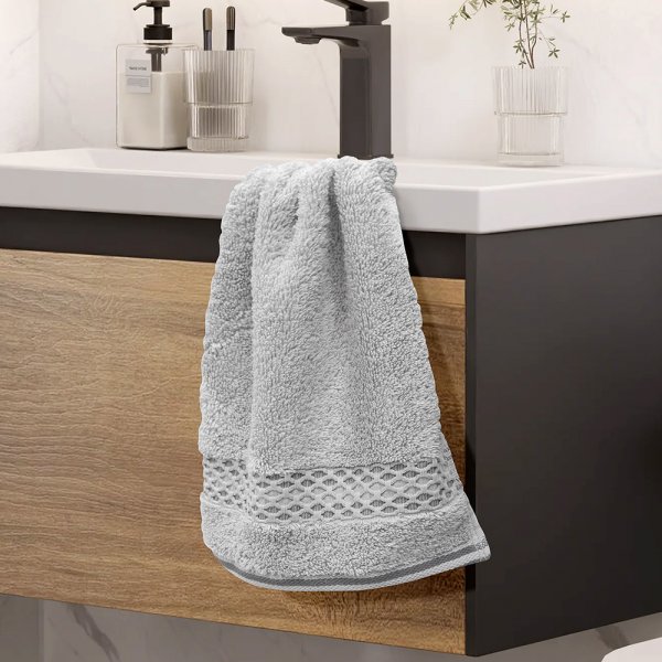 Πετσέτα Χεριών Igalo Ασημί Lino Home