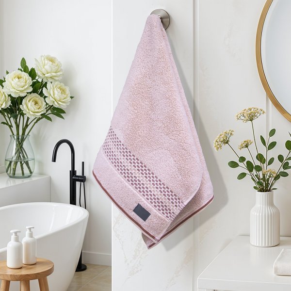 Πετσέτα Προσώπου Igalo Ροζ Lino Home