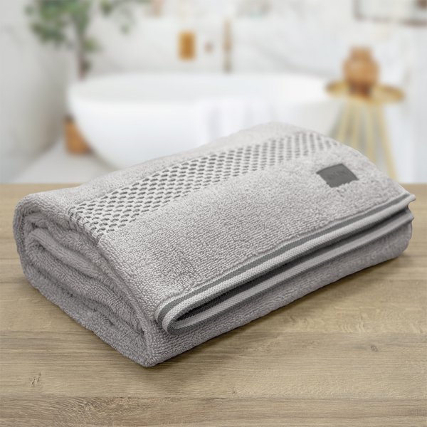 Πετσέτα Σώματος Igalo Ασημί Lino Home