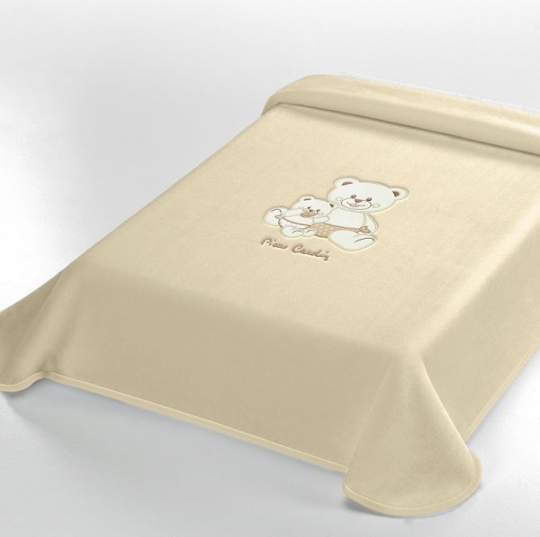 Κουβέρτα Βελουτέ Κούνιας 560 Beige Pierre Cardin
