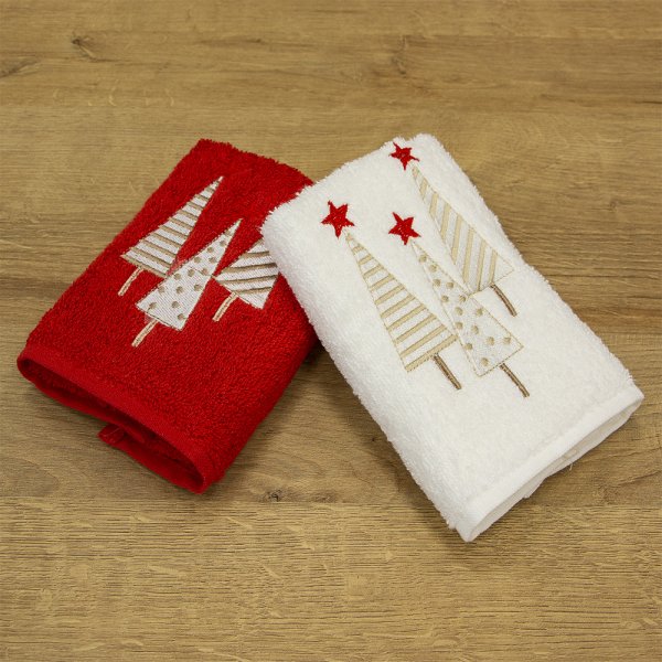 Σετ Χριστουγεννιάτικες Πετσέτες (2τμχ) Xmas Picolo Lino Home