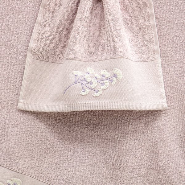 Σετ Πετσέτες Μπάνιου (3τμχ) Blom Lilac Lino Home
