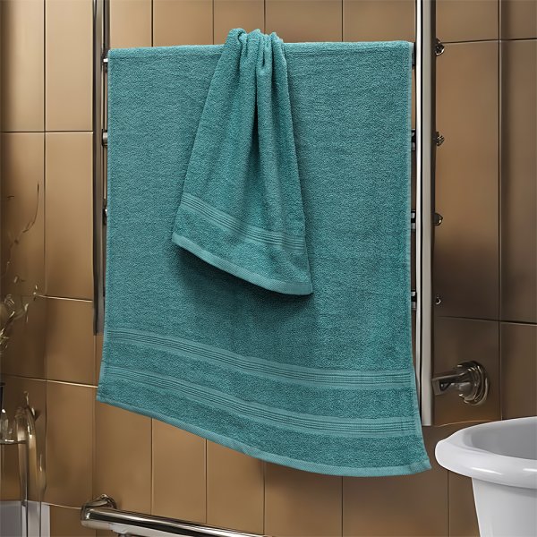 Σετ Πετσέτες Μπάνιου (2τμχ) Marea Vivid Green Lino Home