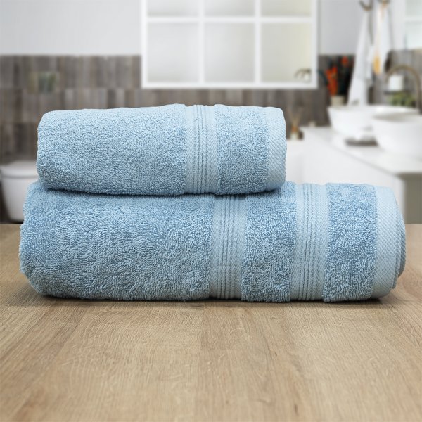 Σετ Πετσέτες Μπάνιου (2τμχ) Marea Ciel Lino Home