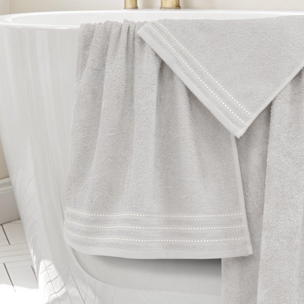 Σετ Πετσέτες Μπάνιου (3τμχ) Veluva Εκρού Lino Home