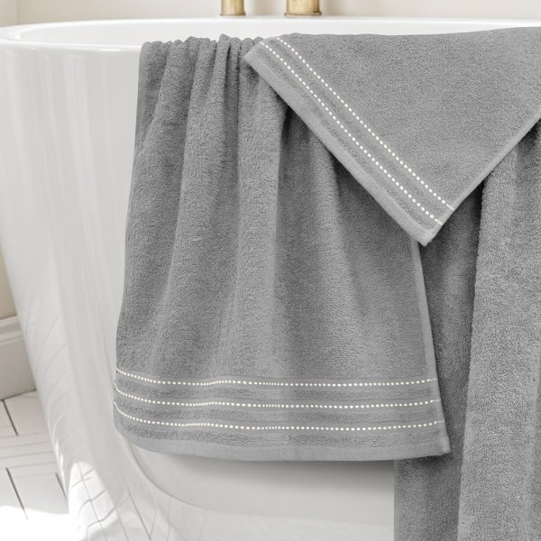 Σετ Πετσέτες Μπάνιου (3τμχ) Veluva Μόκα Lino Home