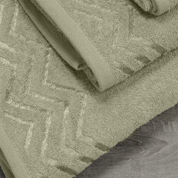 Σετ Πετσέτες Μπάνιου (3τμχ) Wavie Λεμονί Lino Home