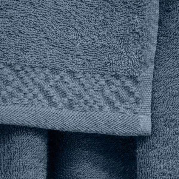 Σετ Πετσέτες Μπάνιου (3τμχ) Serapha Πετρόλ Lino Home