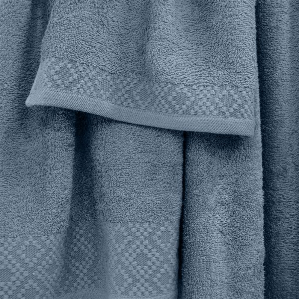 Σετ Πετσέτες Μπάνιου (3τμχ) Serapha Πετρόλ Lino Home