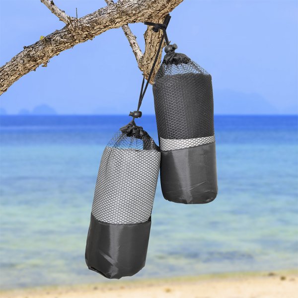 Πετσέτα Θαλάσσης Kelen Black Lino Home