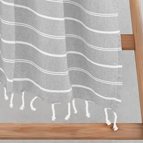 Πετσέτα/Παρεό Veliu Γκρι Lino Home