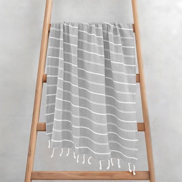 Πετσέτα/Παρεό Veliu Γκρι Lino Home