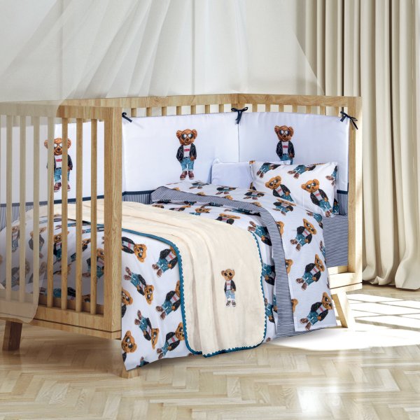 Κουβέρτα Βελουτέ Λίκνου 8838 Greenwich Polo Club