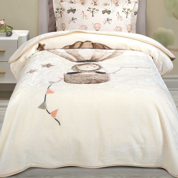 Κουβέρτα Βελουτέ Μονή 8860 Junior Greenwich Polo Club