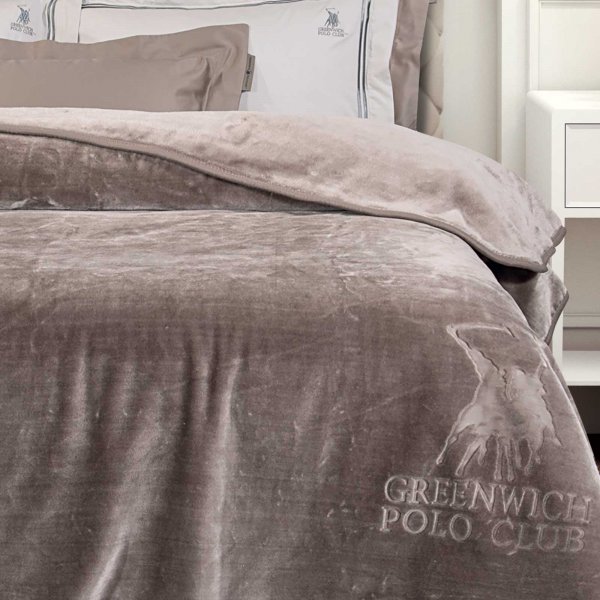 Κουβέρτα Βελουτέ Υπέρδιπλη 3497 Greenwich Polo Club
