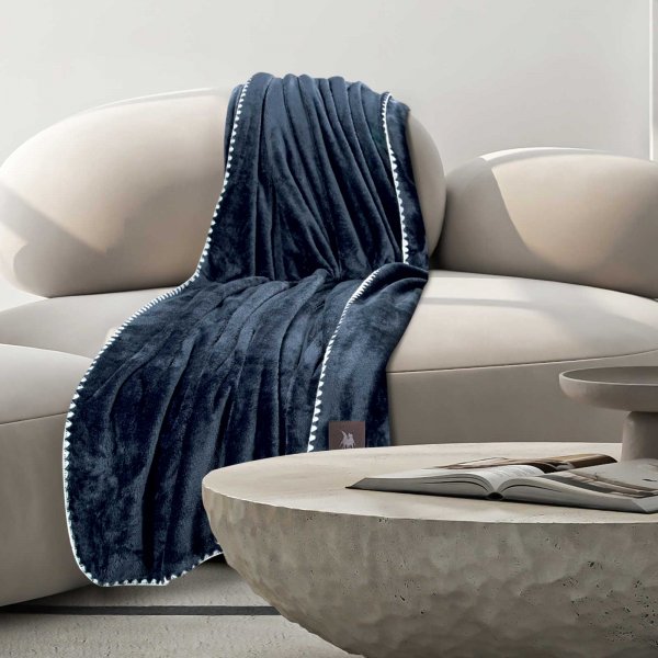 Κουβέρτα Fleece Καναπέ 4442 Greenwich Polo Club