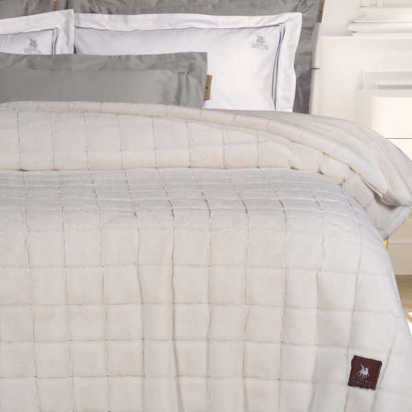 Κουβερτοπάπλωμα Faux-Fur Flannel Υπέρδιπλο 3451 Greenwich Polo Club