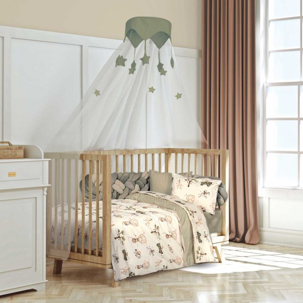 Σετ Σεντόνια Κούνιας 8860 Greenwich Polo Club