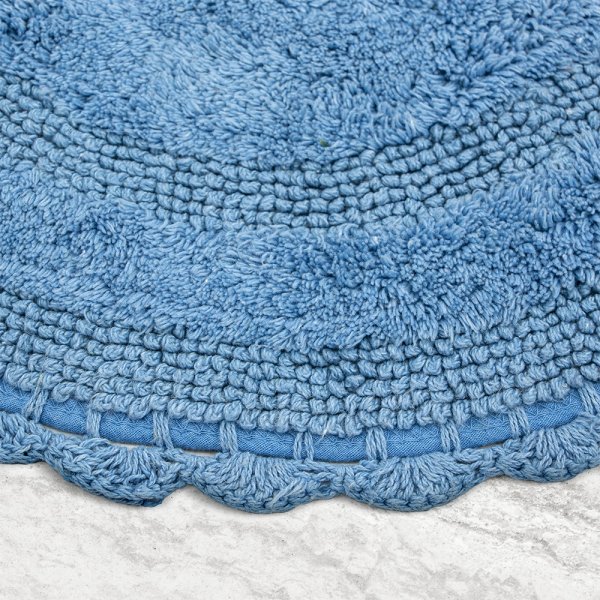 Πατάκι Μπάνιου (50x80) Libata Blue Lino Home