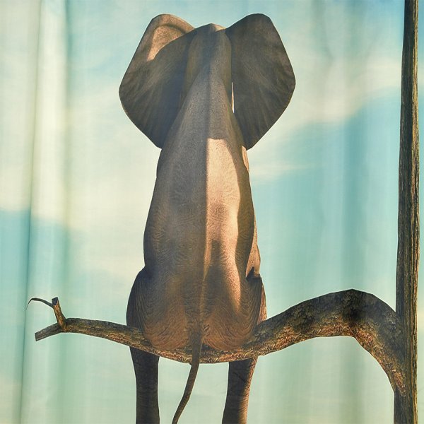 Κουρτίνα Μπάνιου (180x200) Tembo Lino Home