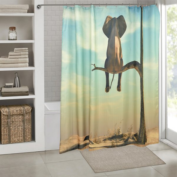 Κουρτίνα Μπάνιου (180x200) Tembo Lino Home