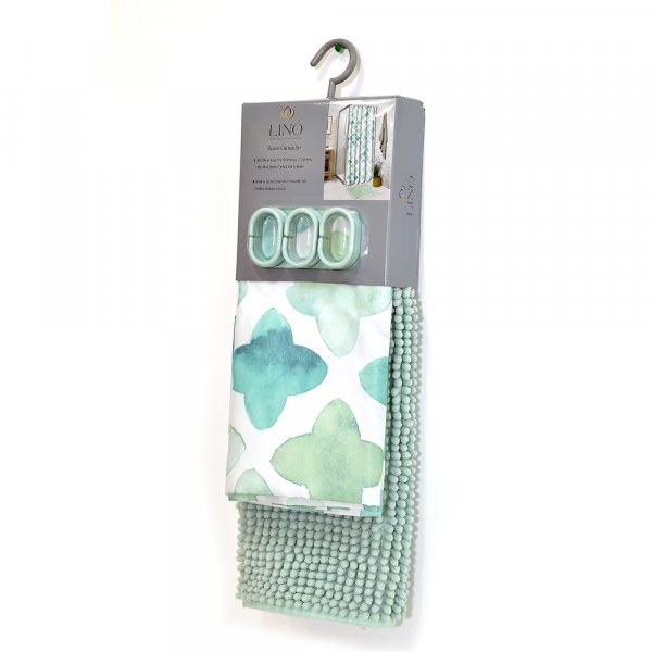 Κουρτίνα Μπάνιου (180x200) Crosy Lino Home