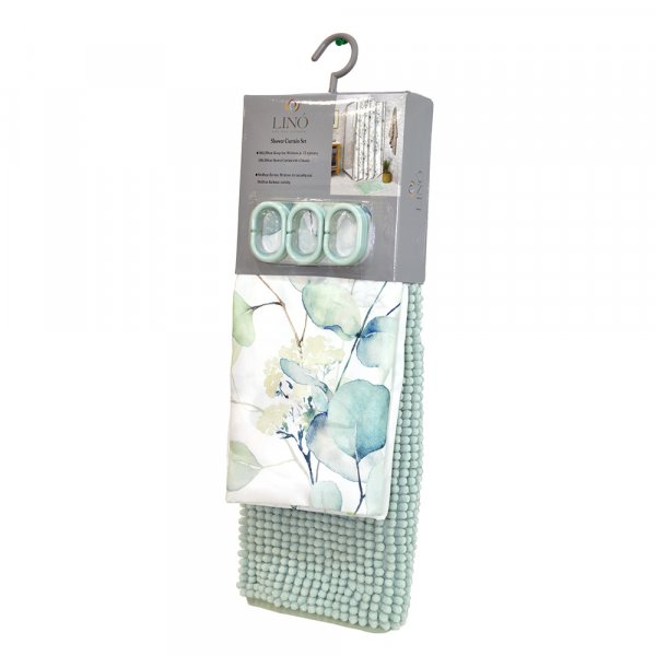 Κουρτίνα Μπάνιου (180x200) Lunari Lino Home