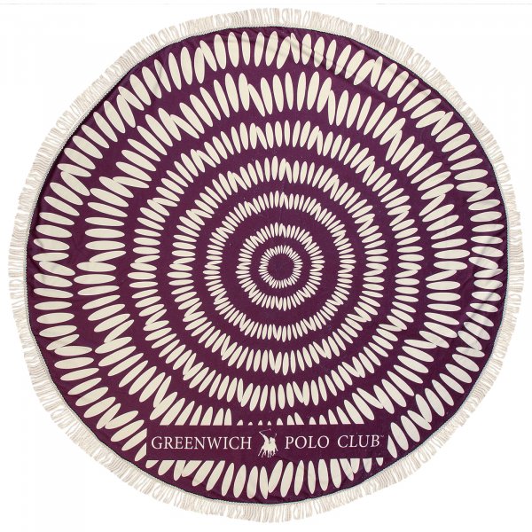 Στρογγυλή Πετσέτα Θαλάσσης 3687 Greenwich Polo Club