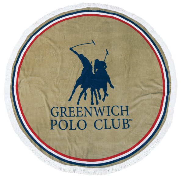 Στρογγυλή Πετσέτα Θαλάσσης 2825 Greenwich Polo Club