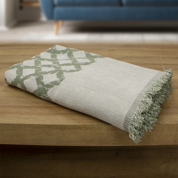 Ριχτάρι Πολυθρόνας (180x180) Milto Green Lino Home