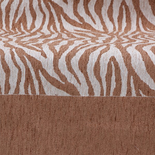 Ριχτάρι Τριθέσιου (180x300) Cebra Salmon Lino Home