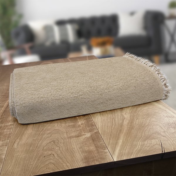 Ριχτάρι Τριθέσιου (180x300) Boxi Beige Lino Home