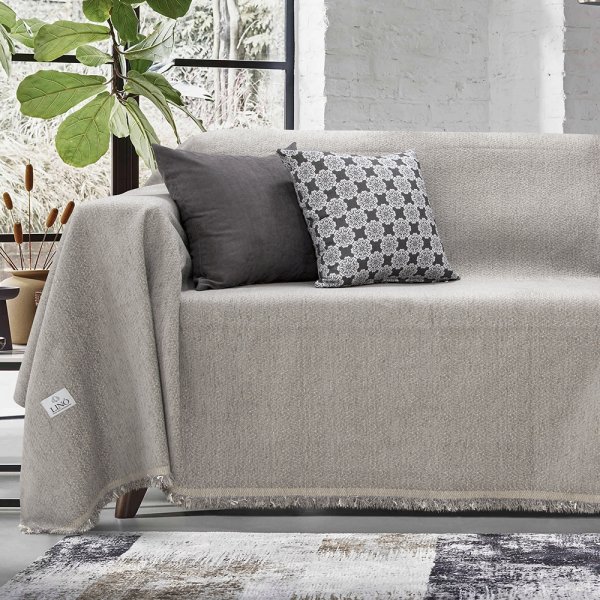 Ριχτάρι Τριθέσιου (180x300) Boxi Light Gray Lino Home