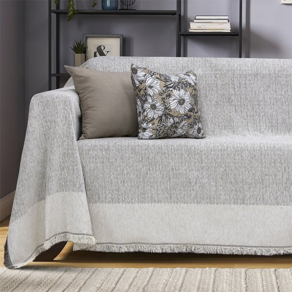 Ριχτάρι Πολυθρόνας (180x180) Malta Ecru Lino Home