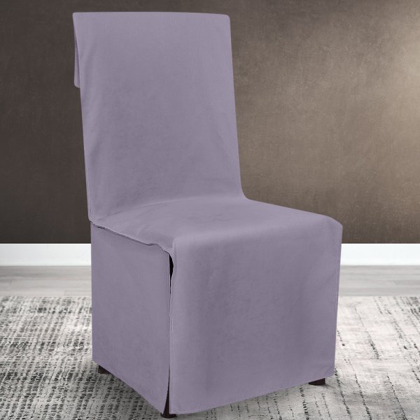 Κάλυμμα Καρέκλας Μονόχρωμο Renas 203 Lilac Lino Home