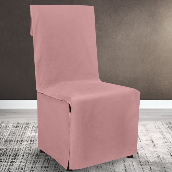 Κάλυμμα Καρέκλας Μονόχρωμο Renas 213 Old Pink Lino Home