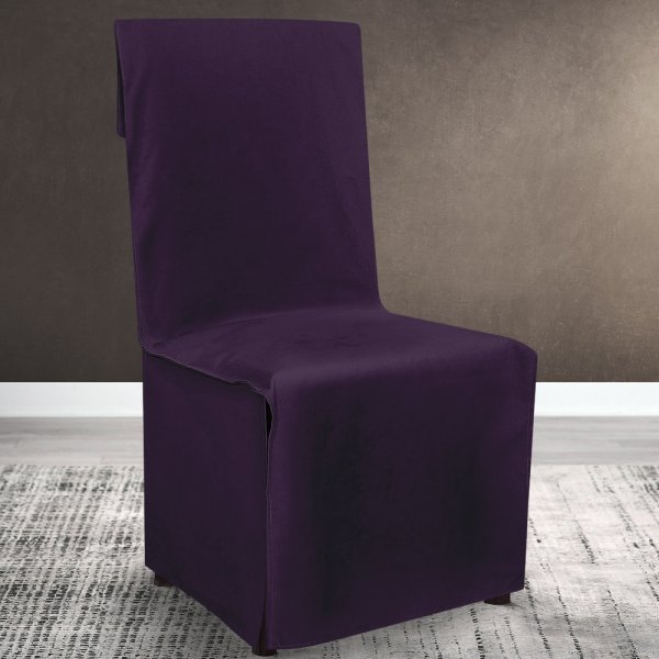 Κάλυμμα Καρέκλας Μονόχρωμο Renas 111 Mauve Lino Home