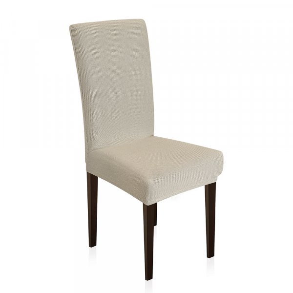 Κάλυμμα Καρέκλας Ελαστικό Elegance Μπεζ Lino Home