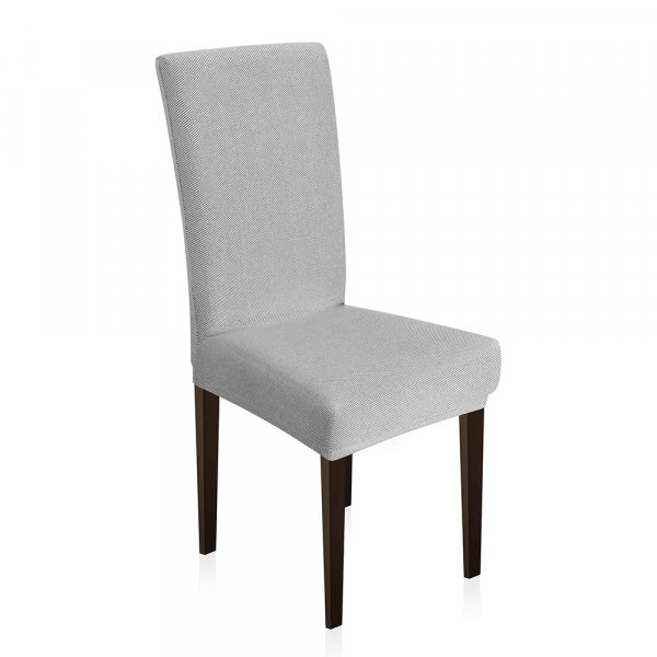 Κάλυμμα Καρέκλας Ελαστικό Elegance Ανοιχτό Γκρι Lino Home