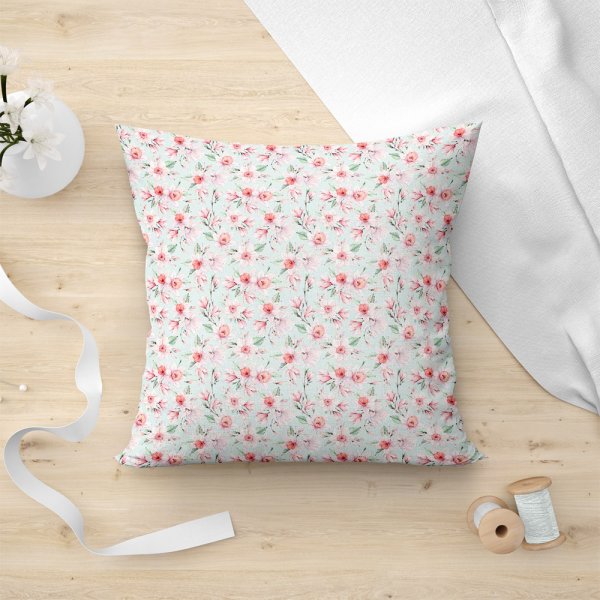 Διακοσμητική Μαξιλαροθήκη Cesira 601 Mint Lino Home