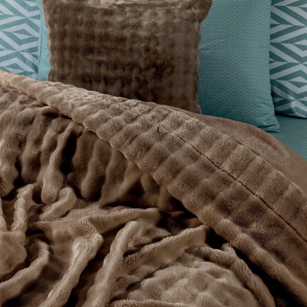Διακοσμητική Μαξιλαροθήκη Kvall Μπεζ Lino Home