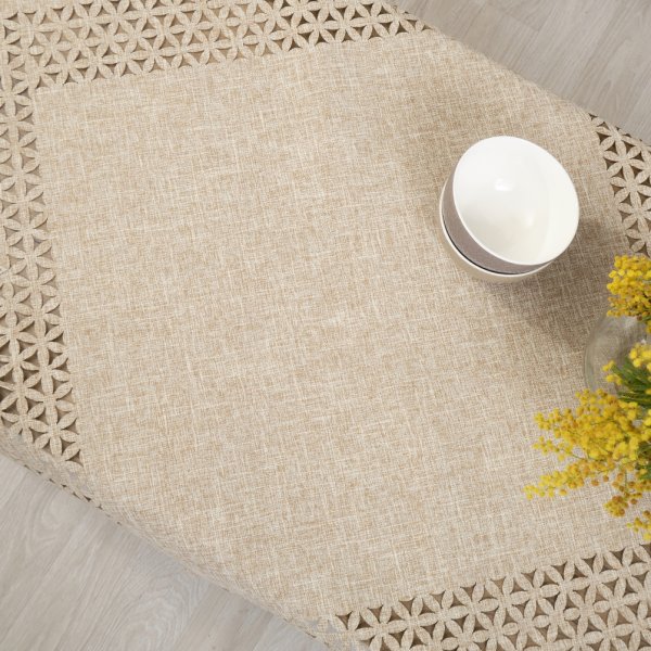 Τραπεζομάντηλο (140x140) 1413 Beige Dimeco