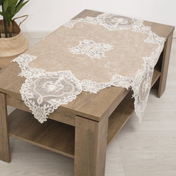 Καρέ Βελούδο (85x85) 2130 Beige Dimeco