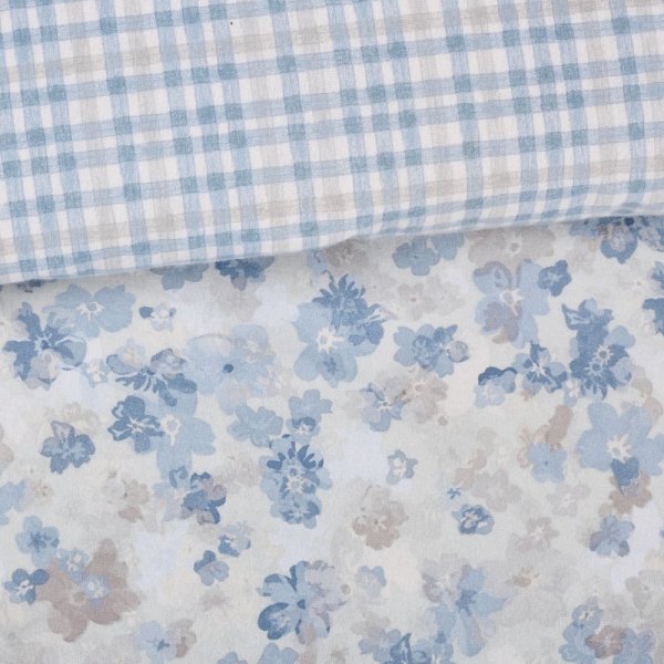 Σετ Φανελένια Παπλωματοθήκη Υπέρδιπλη Happy 9637 Das Home