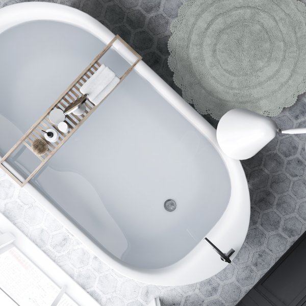 Στρογγυλό Πατάκι Μπάνιου (Ο60) 0632 Das Home