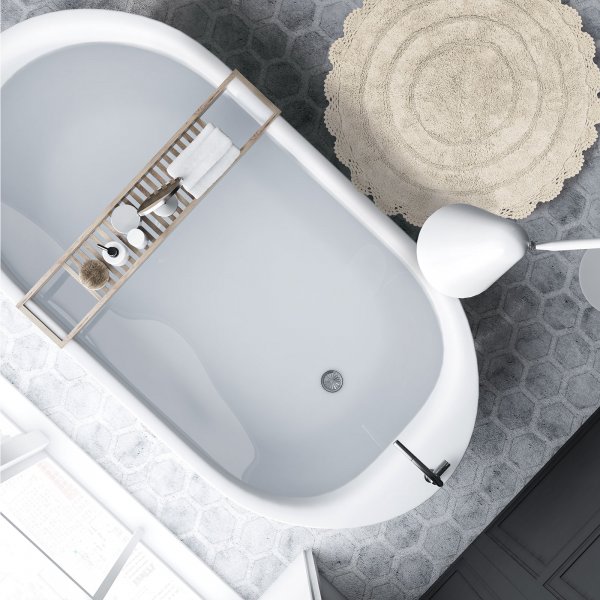 Στρογγυλό Πατάκι Μπάνιου (Ο60) 0633 Das Home